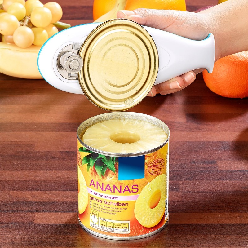 Rosenstein & Söhne Jar Opener: Electric safety can opener for
