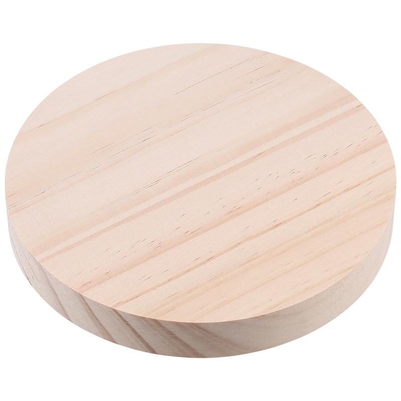 MAHIONG 8PCS 6 Inch Round Wooden Discs Circles, 0.78 Inch