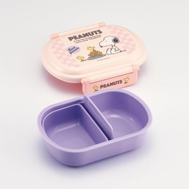 Skater QAF2BAAG-A Children's Lunch Box, 12.2 fl oz (360 ml), Fluffy Dome, Snoopy, 80s, Cafe, Antibacterial, For Children, Made in Japan