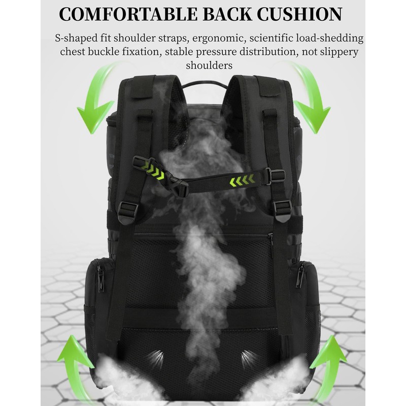 KEQIKAI Drone Backpack 50L Professional for DJI FPV/Mavic/Air, Water Resistant