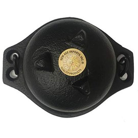 Cast Iron Cauldron w/Handle, Ideal for smudging, Incense Burning, Ritual Purpose, Decoration, Candle Holder, etc. (4" Diameter Handle to Handle, 2.5" Inside Diameter)