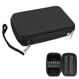 GegXcn Darts Case, Portable Dart Holder for 12 Darts with Accessories Compartment, Durable & Lightweight, Perfect for Professional Players and Travel, Fits Flights, Shafts and Tips