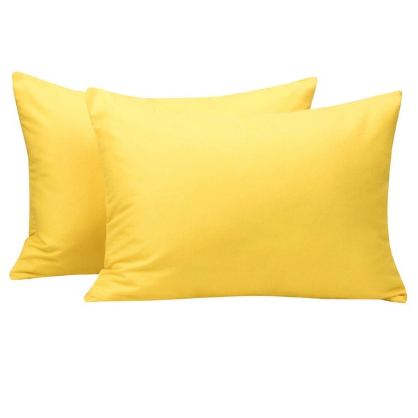 NTBAY Zippered Toddler Pillowcases Set of 2, 100% Brushed Microfiber