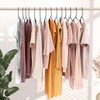 Plastic Hangers 50 Pack Grey - Clothes Hangers - Makes