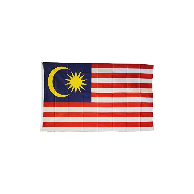 Malaysia - 3' x 5' Polyester World Flag