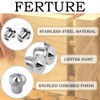 40Pcs Dowel and Tenon Center Transfer Plugs, 6/8/10/12mm Wood Doweling