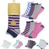 OnlyBee 6 Pairs of Ladies BAMBOO Trainer Ankle Socks (Mixed)