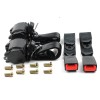 MGT 2x Retractable 3 Point Safety Seat Belt Straps Car