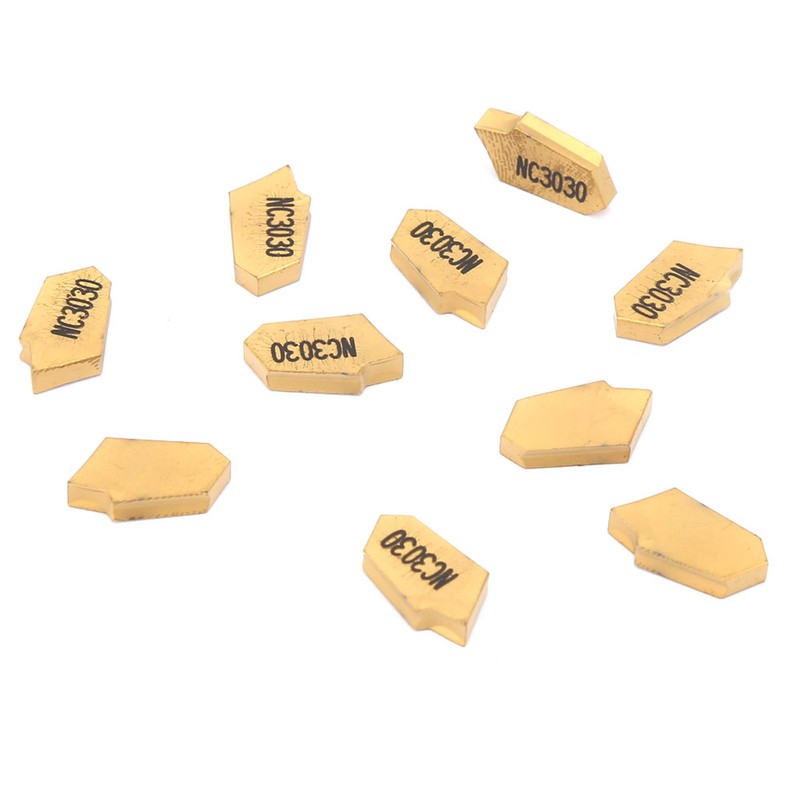 ZQ2020R-3 Lathe Grooving Turning Tool Holder 10pcs SP300 Carbide Inserts