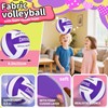 Asgzed Soft Light Volleyball-Soft&Quiet Fabric Indoor Volleyball Lightweight for Kids