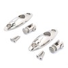 Mxeol Bimini Swivel Mount Quick Release Hinge Stainless Steel Pair