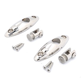 Mxeol Bimini Swivel Mount Quick Release Hinge Stainless Steel Pair