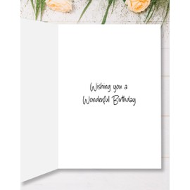 Beautiful Daughter in Law Birthday Card - Crescent Moon & Stars - Large A5 Size Pretty Birthday Cards for Daughter in Law