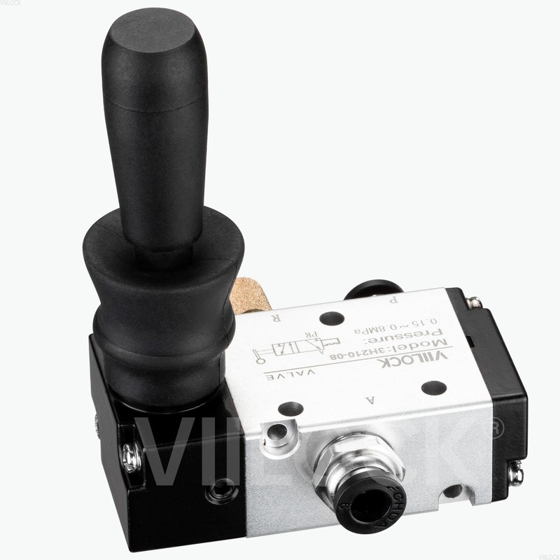 VIILOCK Pneumatic Air Hand Lever Valve, 3 Way 2 Position