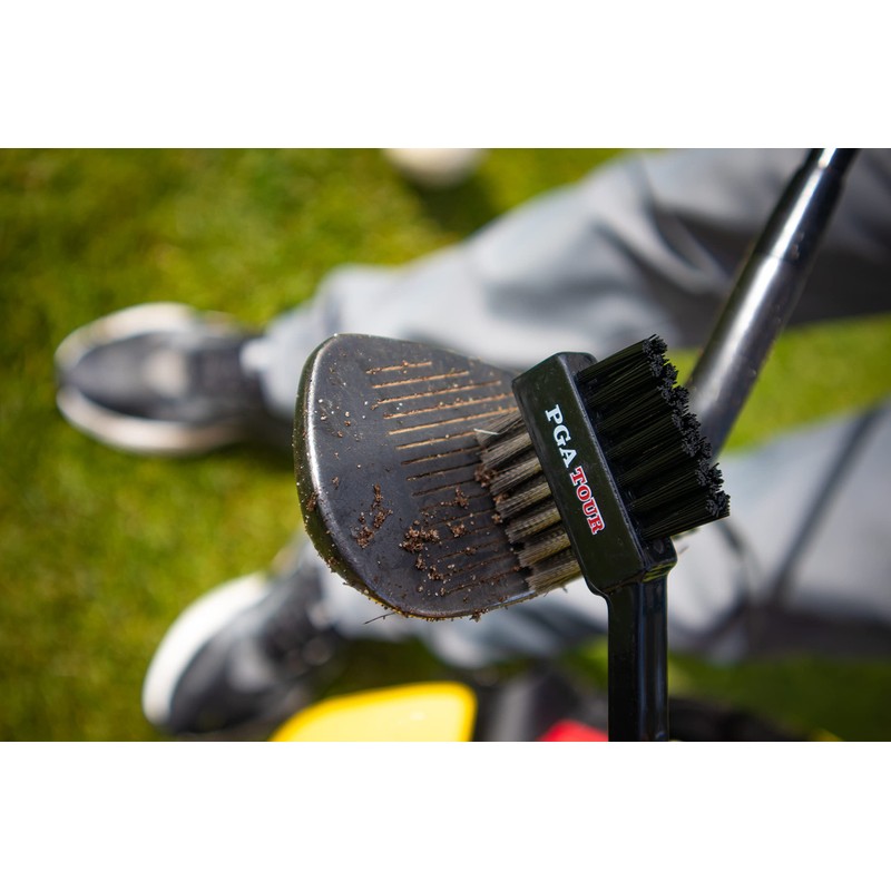 PGA Tour Golf Towel and Brush Set