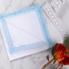 HOULIFE - Pañuelos para mujer con encaje, pañuelos de algodón