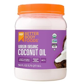 Aceite de coco orgánico extra virgen de BetterBody Foods