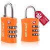 TSA Approved Luggage Locks (2 Pack) OW-Travel ABS 3 Digit