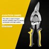 Aviation Snip Left Cut Offset Aviation Tin Cutting Shears for