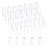 sourcing map 100pcs Round Rubber End Caps Protective Caps 1/16"
