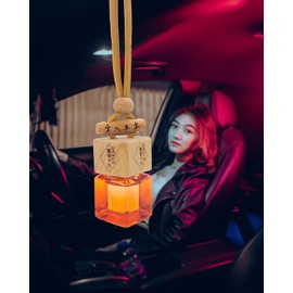 ikeda fragrance Car Air Freshener | Automotive Scents | Long-Lasting Coconut Aromas | Automotive Hanging Diffuser Bottles | Remove Auto Odor for Women Men Home Deodorizer (1pcs,Coconut)