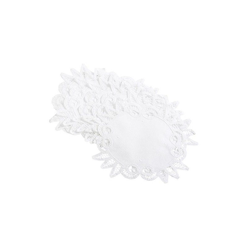 Pack of 6 Batten Lace Doilies 100% Cotton Traditional Handmade