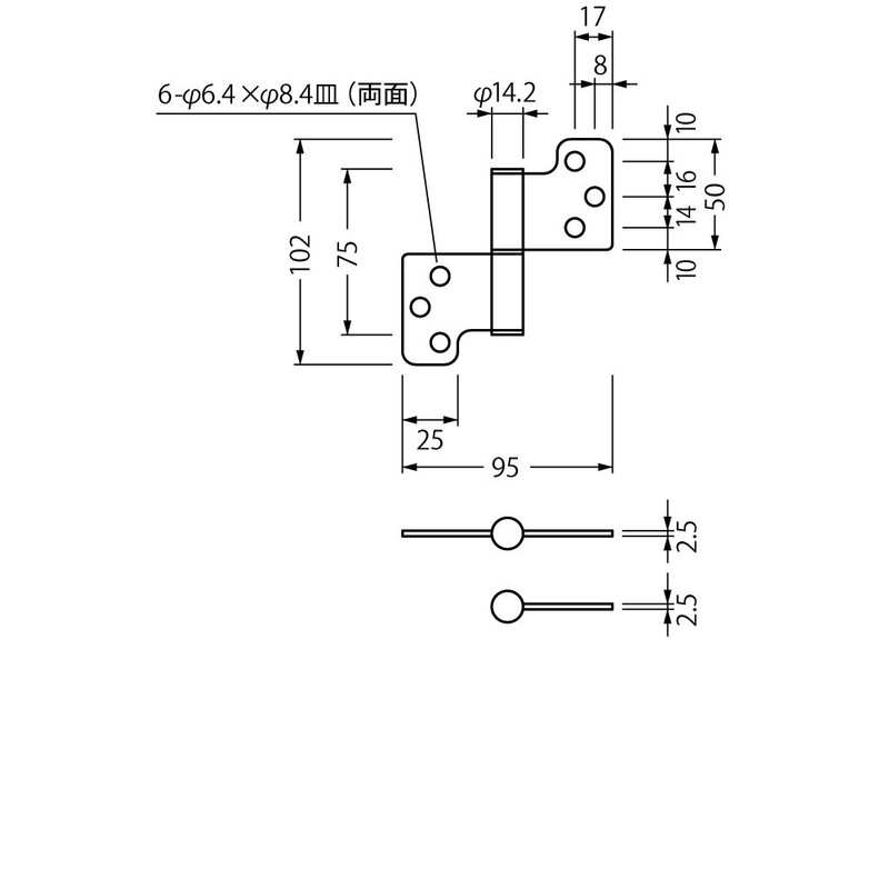 Best Nbk – 196 bi-kuhuransu Hinge with Surface Type Hair Line # nbk196 – 1 