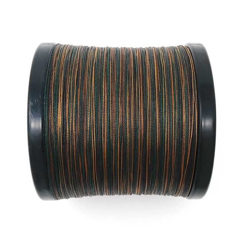 Reaction Tackle Braided Fishing Line Green Camo 30LB 1000yd