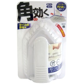 15 cm Width Bathroom Cleaning Brush White App, 11.5 H x 7.8 W x H Corner Bath Brush Works Tile Floor Grout for BT – 120 