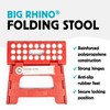 Kikkerland Rhino Foldable Step Stool – Holds Adults up to