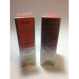 L'Oréal 4 X L'Oreal Cashmere Perfect Blush ( CARESSING CORAL ) New & Factory Sealed.