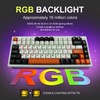 MOLGRIA G84 Compact Mechanical Keyboard, Cherry Profile Hot-Swappable RGB Backlit