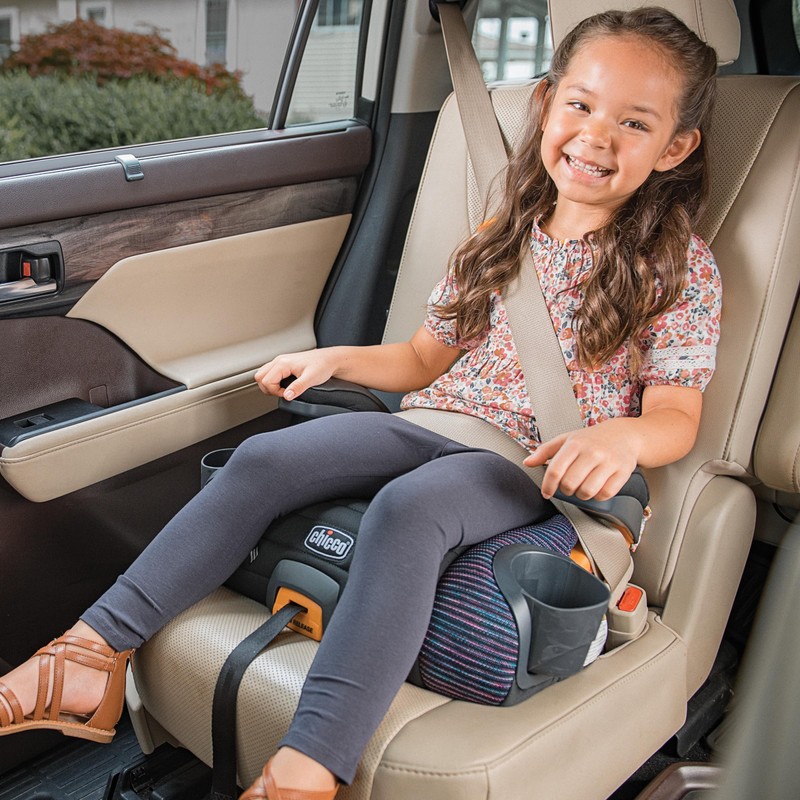 Chicco GoFit® ClearTex® Plus Backless Booster Car Seat, Latch Attachment,