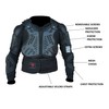 Motorcycle Full Body Armor Protection Jacket Pro Motocross Street Skiing
