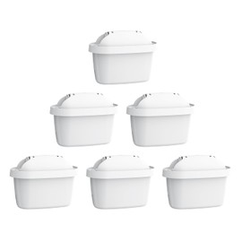 Waterdrop Wasserfilter Kartuschen, Ersatzfilter für Brita® Pro® All-in-1, Brita® Maxtra+®, Kompatibel mit Brita® Wasserfilterkanne, Brita® Marella®, Glas® Kanne, TÜV SÜD, NSF Zertifiziert, 6 Pack