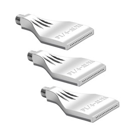 Ohamtes 3PCS G1/4 Male Thread Aluminum Alloy Flat Nozzle Air Blowing Nozzle Suitable for Compressed Air Machine Parts, Dust Removal, Cooling, Drying, Surface Treatment