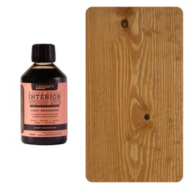 Littlefair's Wood Stain Water Based - 8.5oz/250ml - Indoor Furniture Stain Light & Dark Finishes - Special Non Toxic & Eco Friendly Formula - Wood Stain for Crafts - Color: Light Rosewood