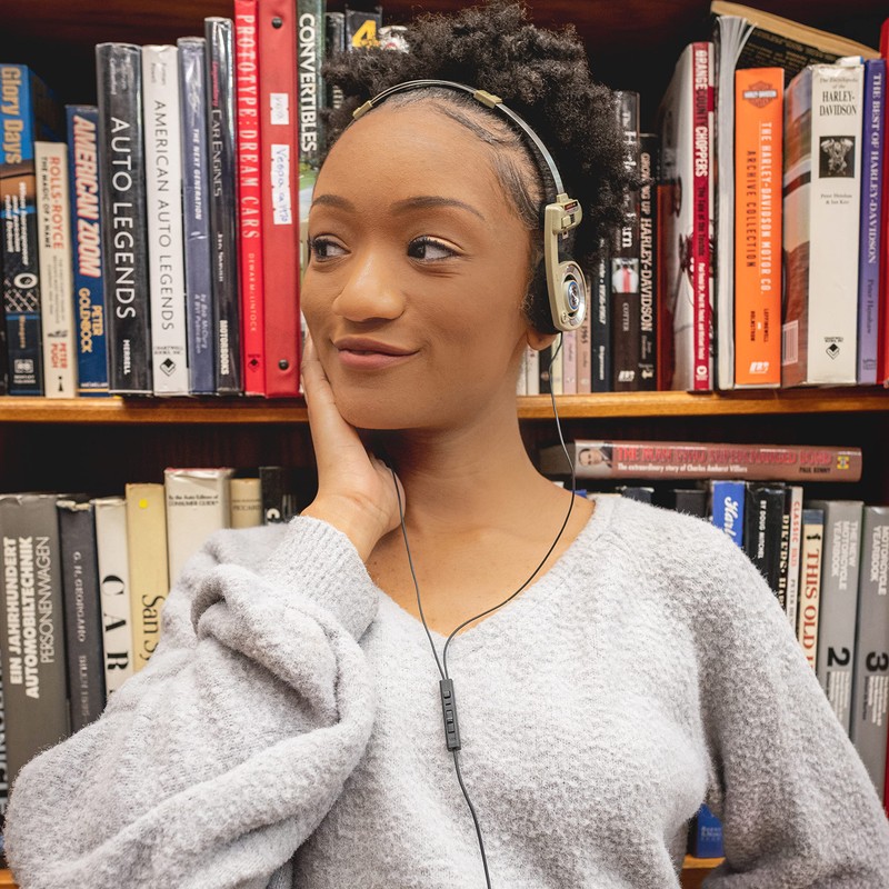 Koss Porta Pro 有線 限定版 リズム ベージュ オンイヤーヘッドホン インラインマイク 音量調節