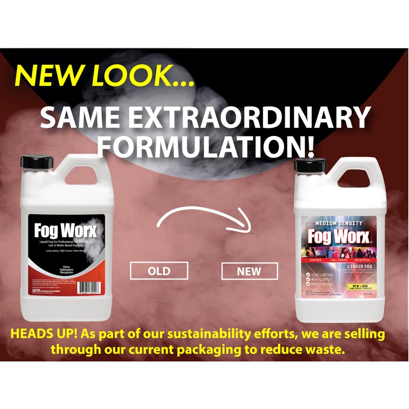 FogWorx Fog Juice - 1 Half Gallon of Premium Fog