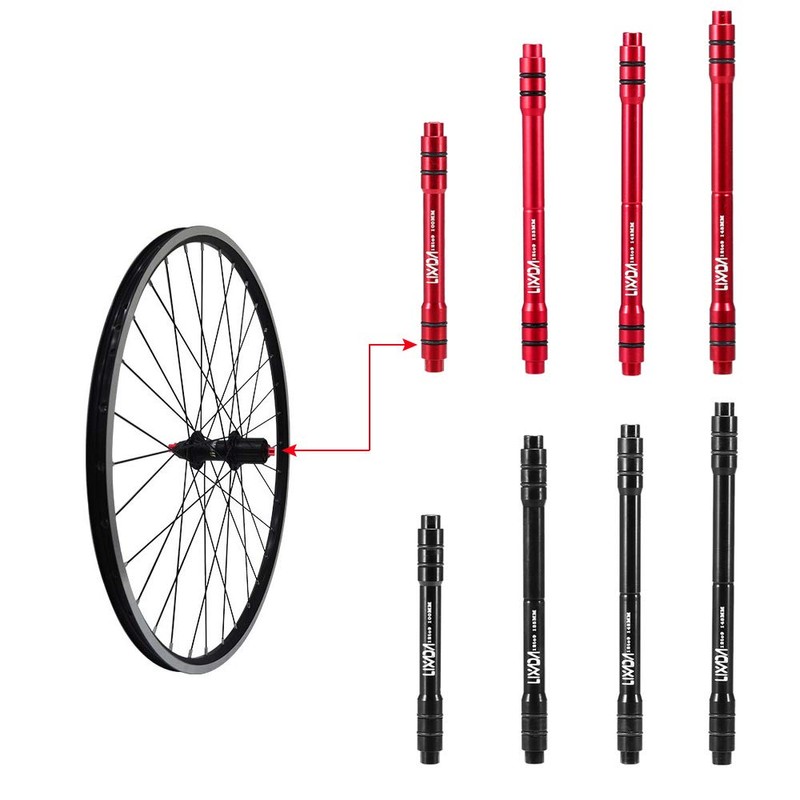 Lixada Thru Axle Adapter, Bicycle, Motorcycle, Through, 0.5 - 0.4