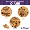 Totally Bamboo Oahu Island Destination Bamboo Serving and Cutting Board