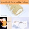Vlwltl 100Pcs 6" x 6" Unbleached Parchment Paper, Burger Patty