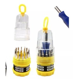 Max Tools 14 Piece Mini Jeweler's Screwdriver Set Perfect for Home or Dorm