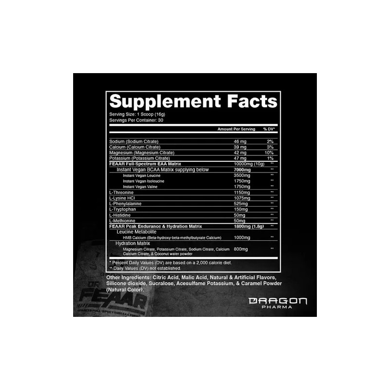Aminoacidos Dr.feaar Advanced Full Spectrum Eaa Matrix 30ser