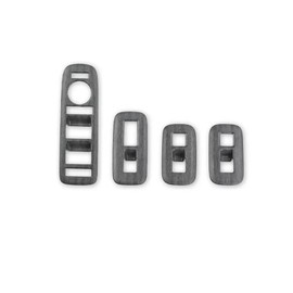 FUEISOF For Hyundai Santa Fe MX5 2024 Window Regulator Switch Frame Decoction 4 Pieces (Wood Grain)