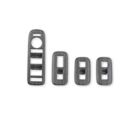 FUEISOF For Hyundai Santa Fe MX5 2024 Window Regulator Switch Frame Decoction 4 Pieces (Wood Grain)