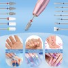 MAQUITA 13 Nail Drill Attachments, 3 Pieces Tungsten Carbide Nail
