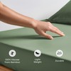 LINENWALAS Small Double Fitted Sheet for 4 Feet Bed, 100%