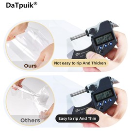 DaTpuik 4x6 Inches 100 Pcs Self Sealing Cellophane Bags Clear Cookie Bags Resealable Cellophane Bag for Packaging Gifts,Cookies,Favors,Products,Candy