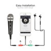 Video Microphone Kit with Mini Microphone Tripod Shock Mount Pop